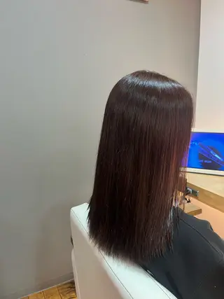 セミロング カラー 大瀬 敬子🌿のヘアスタイル