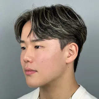 ショート カラー メンズ 韓国ヘアADOR HARUKIのヘアスタイル