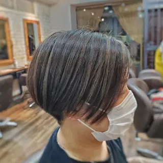 ショート カラー まとまり💯悩み改善 ★松本尚弥★店長のヘアスタイル