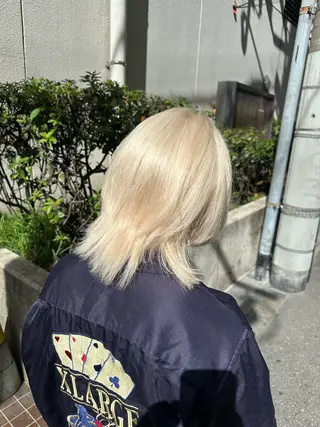 ショート カラー メンズ 名古屋ハイトーン/ 🐶ブリーチ専門店のヘアスタイル