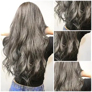 セミロング カラー ヘアアレンジ 次世代シールエクステ 錦糸町 小泉 朋之のヘアスタイル