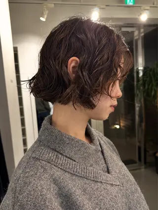 ミディアム パーマ お悩み解決パーマ hana🩰のヘアスタイル