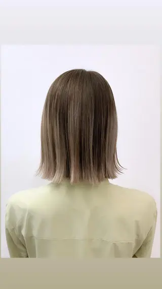 ミディアム カラー ハイトーン特化サロン 代表 中谷蓮のヘアスタイル