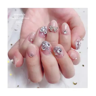 ミディアム ネイル 👑enen style👑のネイルデザイン