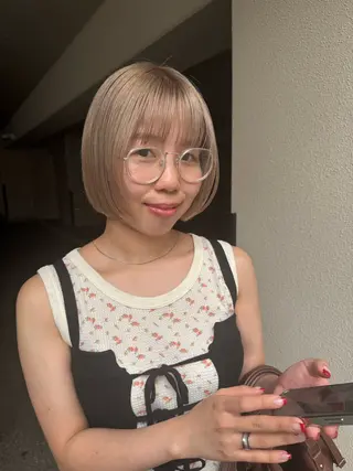 ショート カラー 今泉/kai🐇ボブ 似合わせカットのヘアスタイル