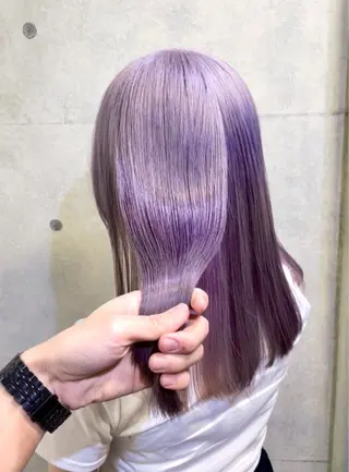 ミディアム カラー 髪質改善/ブリーチ /長山遼太郎のヘアスタイル