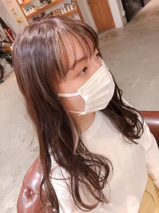 セミロング カラー パーマ ヘアアレンジ メンズ キッズ ネイル マツエク・マツパ ⭐️ハイクオリティ カラー杉本雄志⭐️のヘアスタイル
