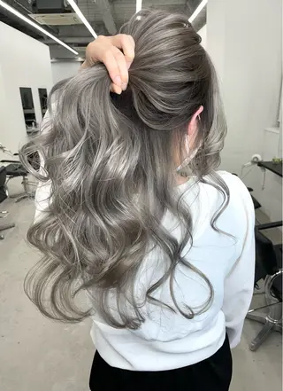 カラー Asami/名古屋/ ハイトーン/デザインのヘアスタイル