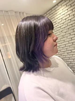 ミディアム 🤎オリーブカラー× パーマ特化💫森口のヘアスタイル