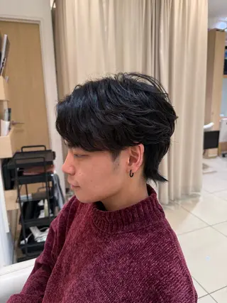 ショート パーマ メンズ メンズ特化型美容師 栗山勇人のヘアスタイル