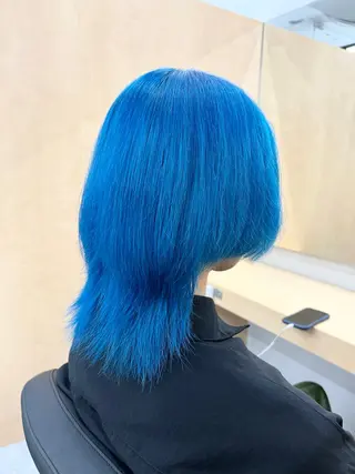 ミディアム カラー 🫧艶ダブルカラー ブリーチ🫧トモヤのヘアスタイル