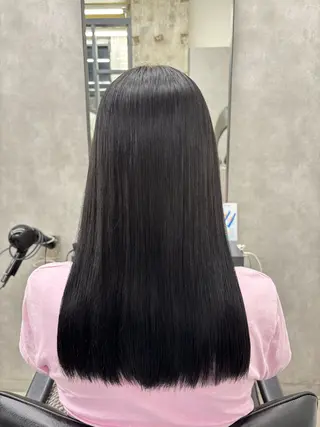 ロング カラー すぐ巻ける縮毛矯正 🍀勝倉　麗のヘアスタイル