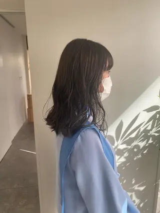 ミディアム カラー ヘアアレンジ ボブ /ニュアンス/ satomi🧸💖のヘアスタイル