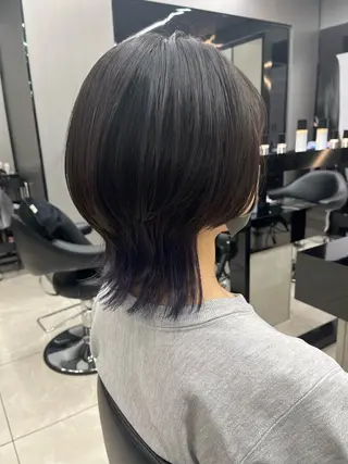 ショート カラー 若命燿史／レイヤー 縮毛矯正/髪質改善のヘアスタイル