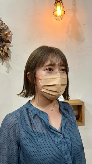 ミディアム カラー reika 🩰のヘアスタイル