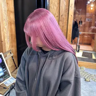 ロング 🍀ブリーチ屋さん/ ダブルカラー・あずみのヘアスタイル