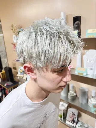 ショート カラー メンズ レイヤー/ショート chere狭山のヘアスタイル