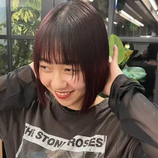 ミディアム カラー 🍒中川葵久美🍒 レイヤー/メンズのヘアスタイル