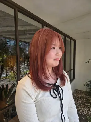 ロング カラー 韓国好き🇰🇷 美容師MIKUのヘアスタイル