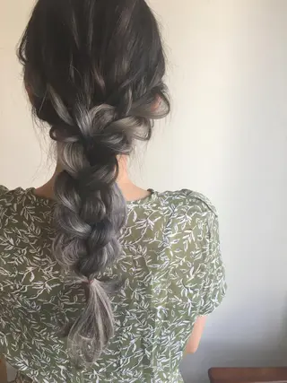 カラー ヘアアレンジ ゴトウ ノブヒトのヘアスタイル
