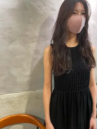 ロング さの あやねのヘアスタイル