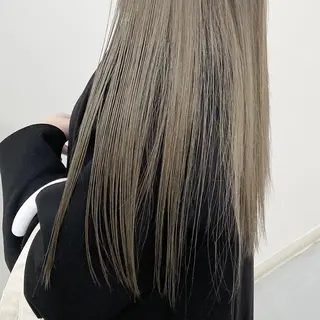 ロング カラー マンツーマン女性 美容師 奏のヘアスタイル