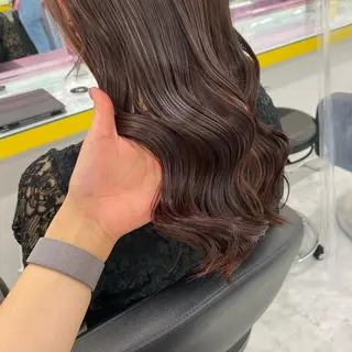セミロング カラー ヘアアレンジ mai🍑暖色カラー /レイヤー💖のヘアスタイル