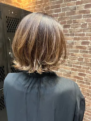 ショート カラー メンズ 久木原 ゆりのヘアスタイル