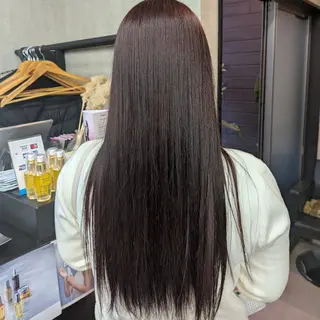 ロング 小林 梨香のヘアスタイル