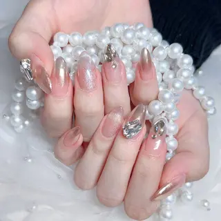 ネイル M🌷nail 長さだし専門店のネイルデザイン