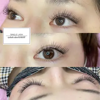マツエク・マツパ ★KAEDE★伊勢崎 【KARAT】のマツエク・マツパデザイン