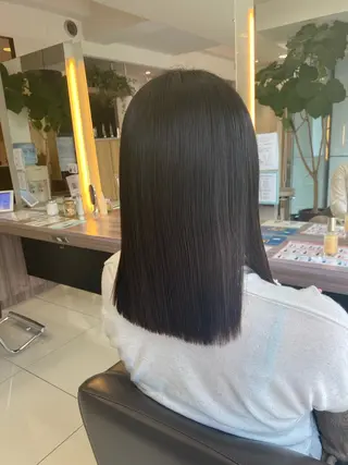 ミディアム 鎌倉/アレンジ/暗髪 /髪質改善/ ユキミのヘアスタイル
