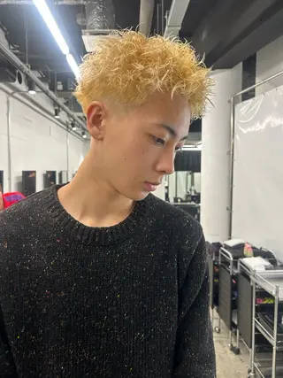 カラー パーマ メンズ Pia hair design yakuin所属・【pia】 syuuのヘアスタイル