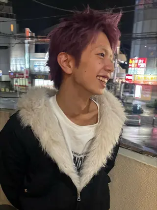 カラー メンズ レイヤー/ボブ /🦋Ayana🦋のヘアスタイル