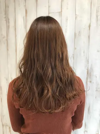 ロング 鈴木 まりやのヘアスタイル