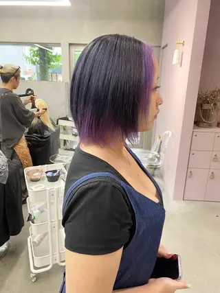 ショート カラー 前橋 姫奈のヘアスタイル