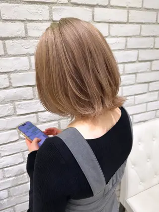 ミディアム カラー 柔らか透明感カラー/ 内田圭祐のヘアスタイル