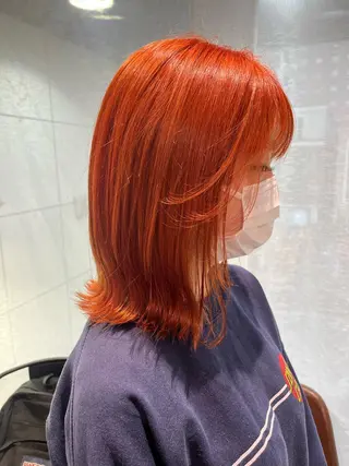 カラー カットパーマ 🌀あさみのヘアスタイル