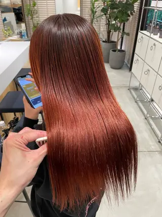 ロング 髪質改善＆美髪矯正 専門美容師:植原瑞樹のヘアスタイル