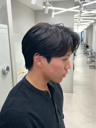 パーマ メンズ メンズ/シャドウ/ 波巻き/kyogoのヘアスタイル