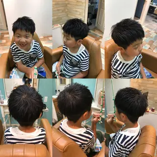 ショート メンズ キッズ 松井 博徳のヘアスタイル