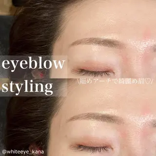 アイブロウ WHITELASH 🤍KANAの眉毛・アイブロウイメージ