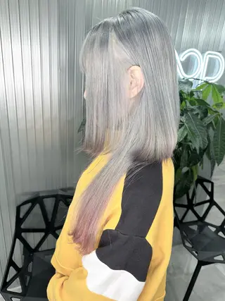 セミロング カラー LOOP hairのヘアスタイル
