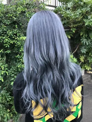 カラー ダブルスキルエクステ /羽エクステ白石宇由のヘアスタイル