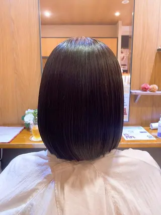 ショート カラー 韓国風🇰🇷うる艶 レイヤー/海青🫧のヘアスタイル