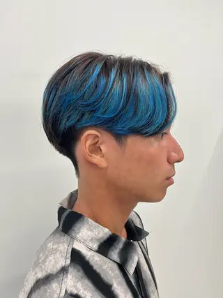 ミディアム カラー メンズ 🏆メンズヘア特化 🥇代表りんぺーのヘアスタイル