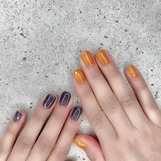 ショート カラー パーマ ヘアアレンジ メンズ キッズ ネイル マツエク・マツパ Salon Ｋのネイルデザイン