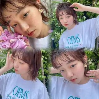 ショート レイヤー/顔まわり/ 増子 美沙希🍀🫧のヘアスタイル