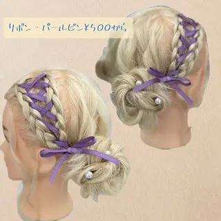 ヘアアレンジ 似合わせヘアメイク 💐オダギリチアキのヘアスタイル