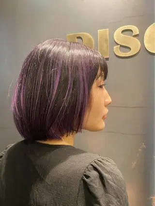 ショート カラー ヘアアレンジ 烏山 達也のヘアスタイル